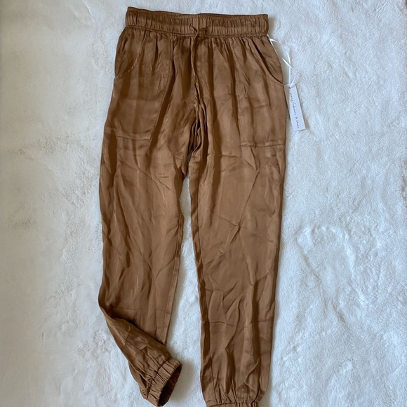 ✅NWT Young fabulous and broke Satin joggers - Picture 2 of 6